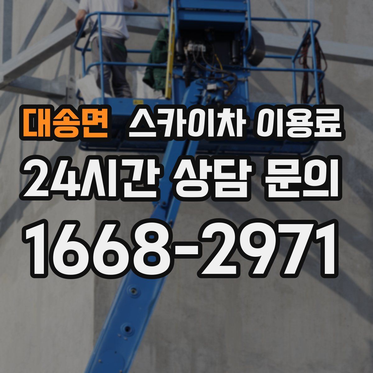 대송면 스카이차 이용료