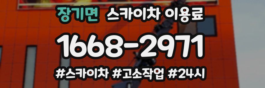 장기면 스카이차 이용료
