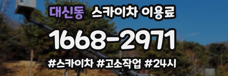 대신동 스카이차 이용료