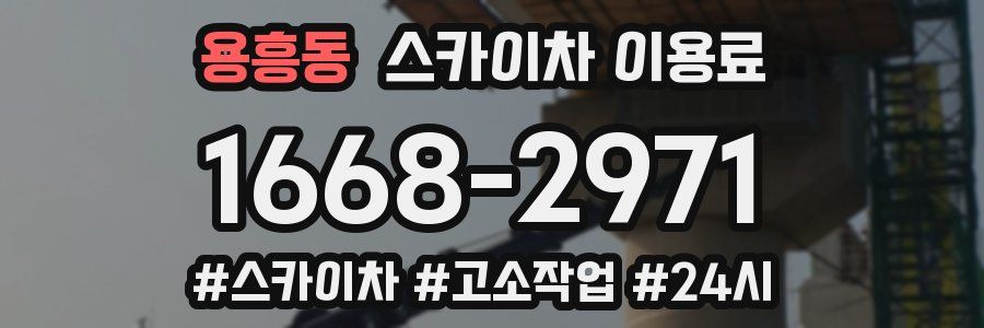 용흥동 스카이차 이용료