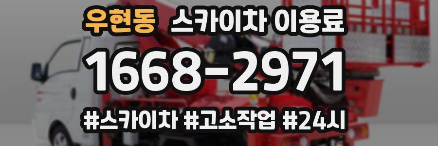 우현동 스카이차 이용료