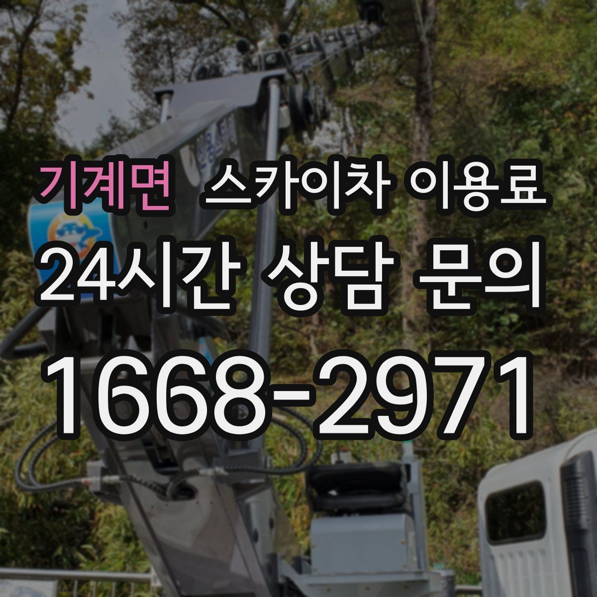 기계면 스카이차 이용료