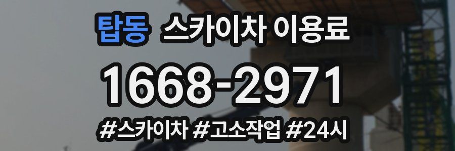 탑동 스카이차 이용료