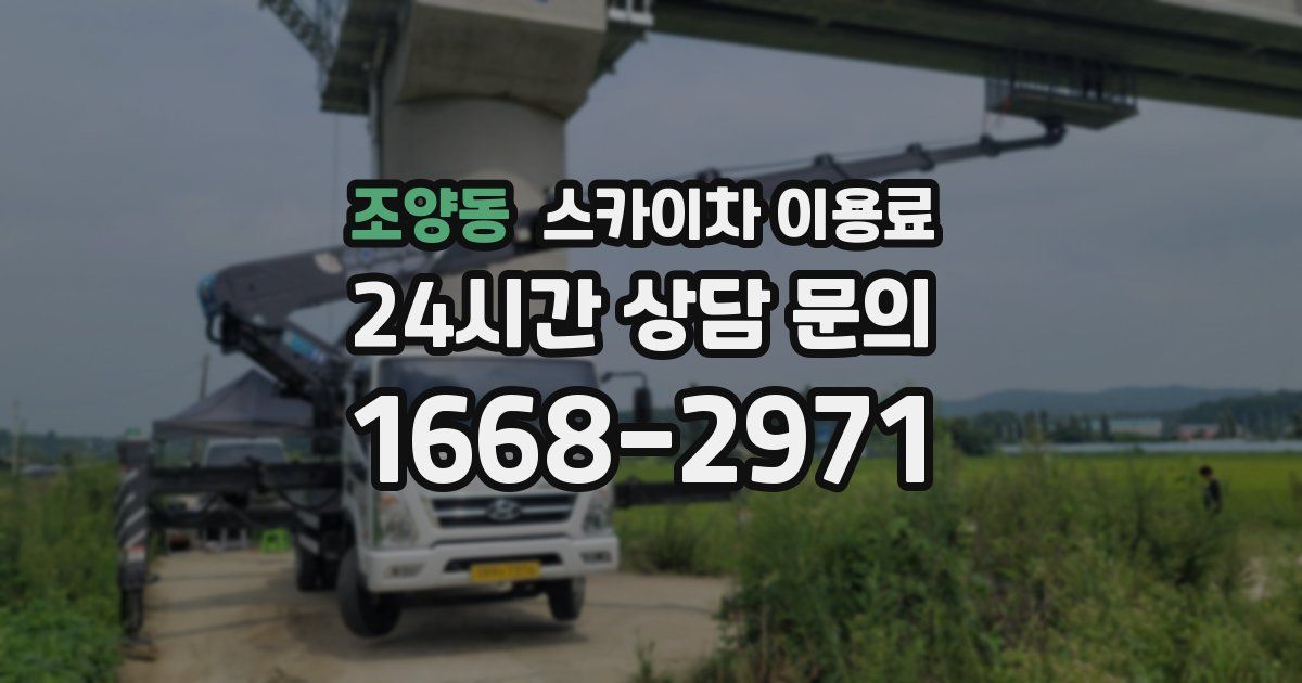 조양동 스카이차 이용료