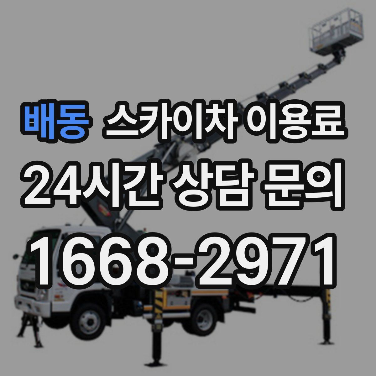 배동 스카이차 이용료