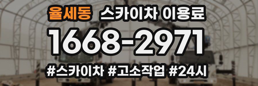 율세동 스카이차 이용료