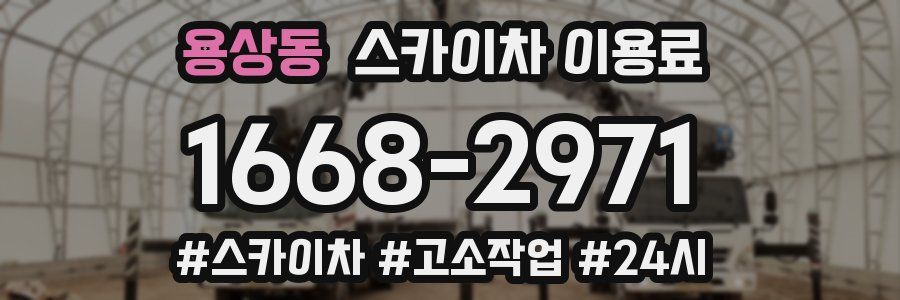 용상동 스카이차 이용료