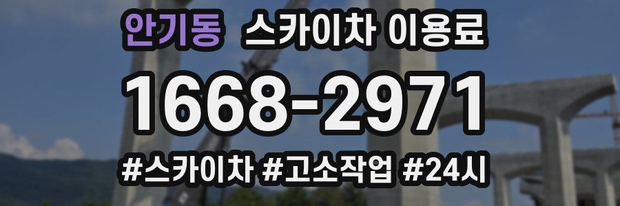 안기동 스카이차 이용료