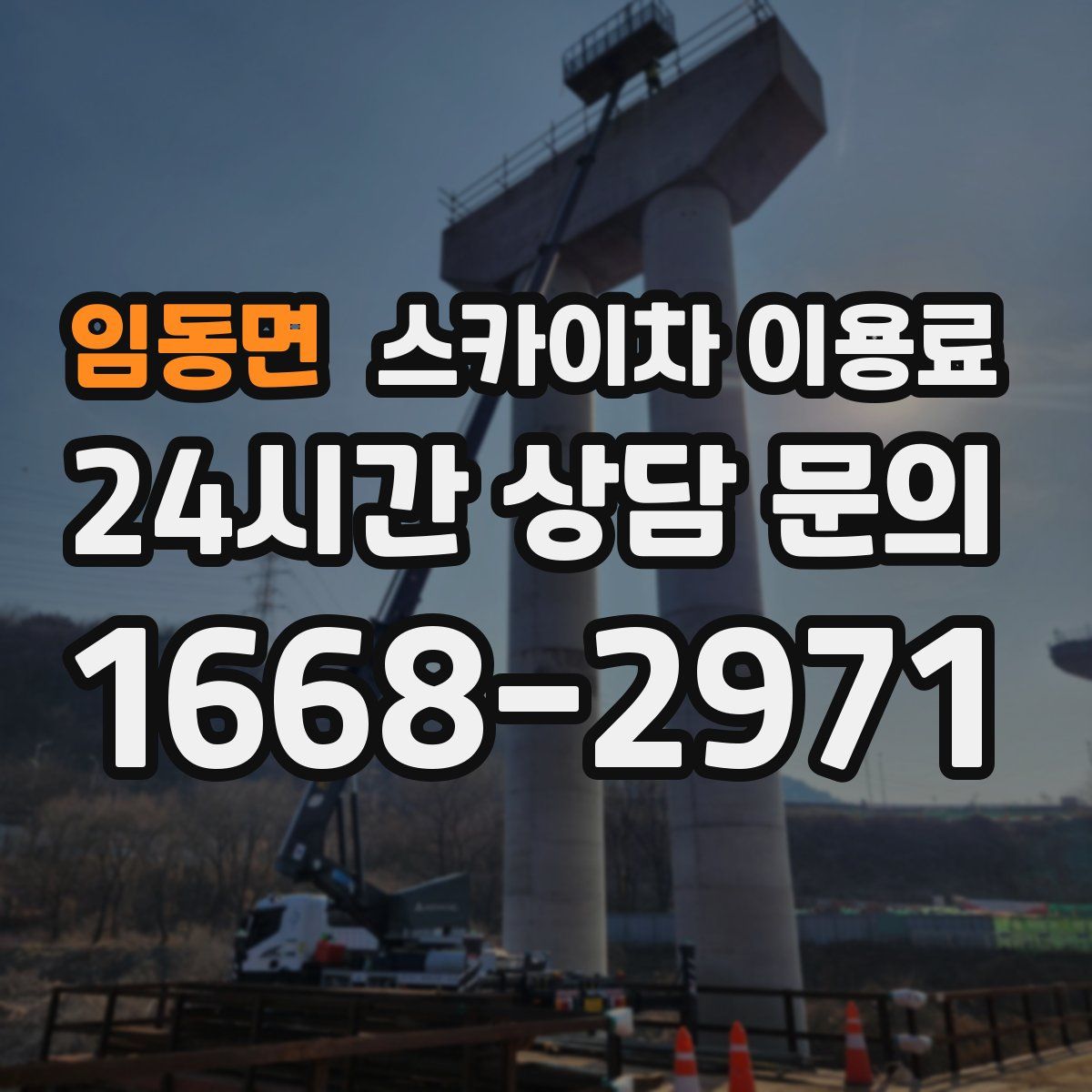 임동면 스카이차 이용료