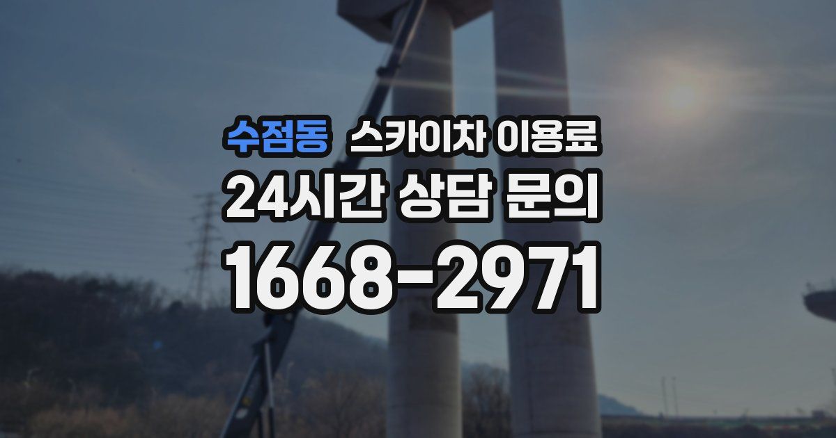 수점동 스카이차 이용료