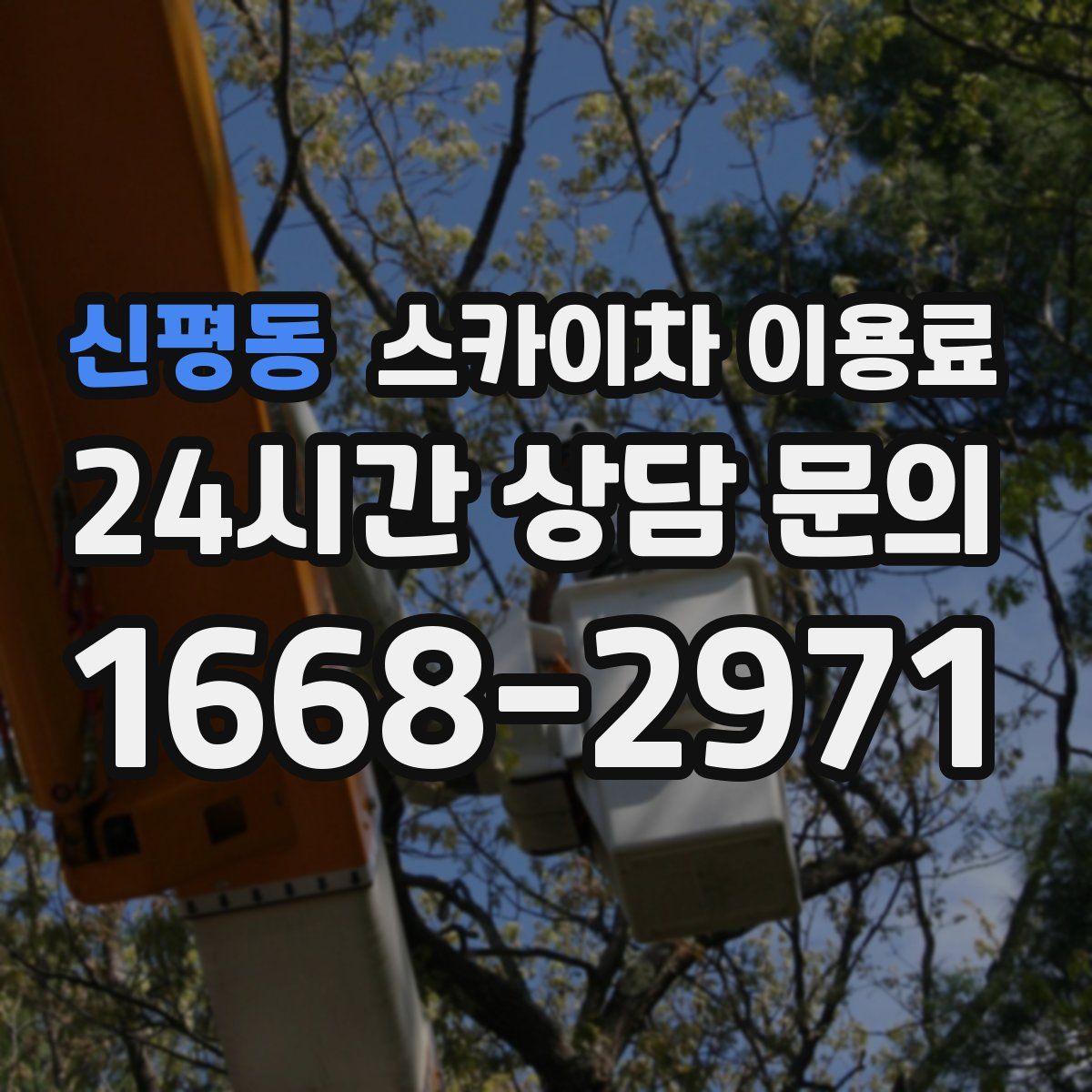 신평동 스카이차 이용료