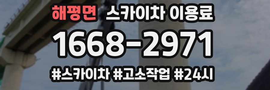 해평면 스카이차 이용료