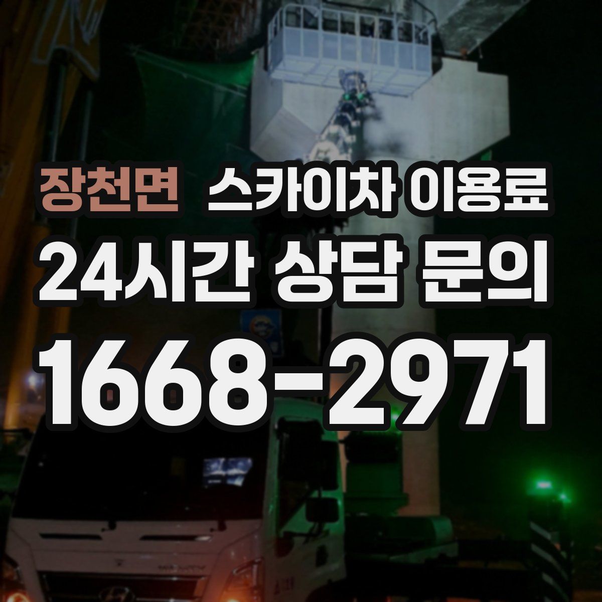 장천면 스카이차 이용료