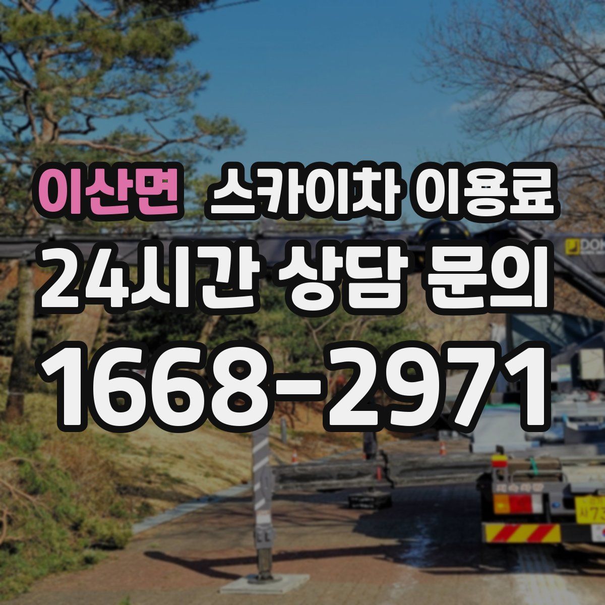 이산면 스카이차 이용료