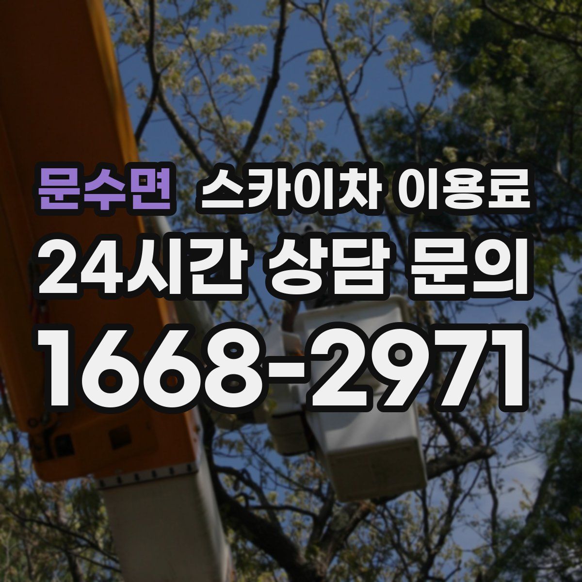 문수면 스카이차 이용료