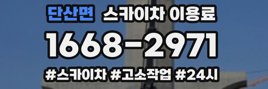 단산면 스카이차 이용료