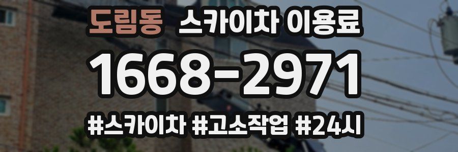 도림동 스카이차 이용료
