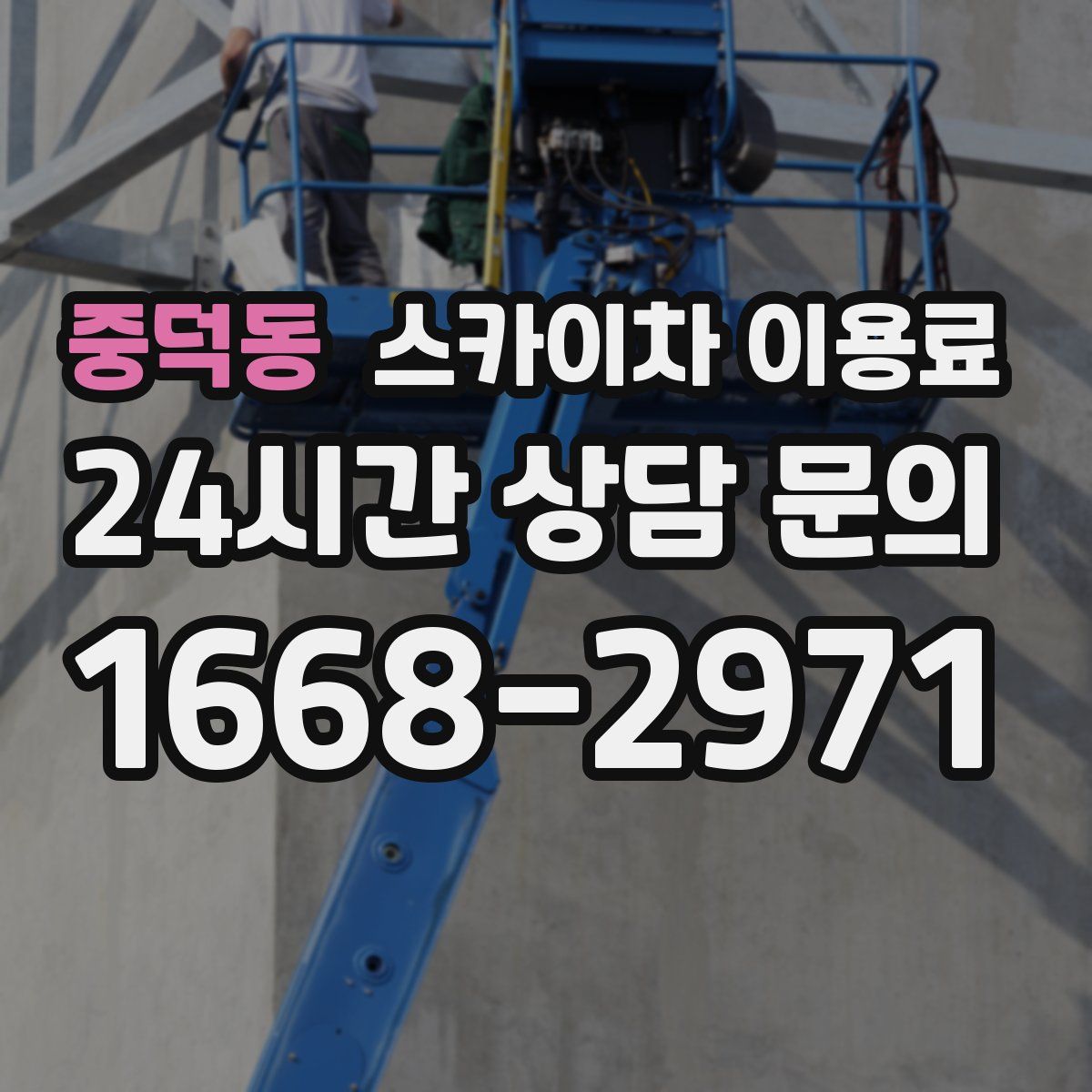 중덕동 스카이차 이용료