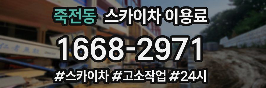 죽전동 스카이차 이용료