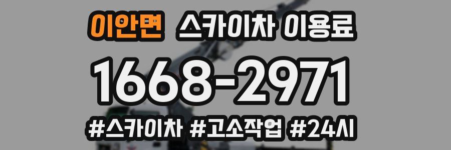 이안면 스카이차 이용료