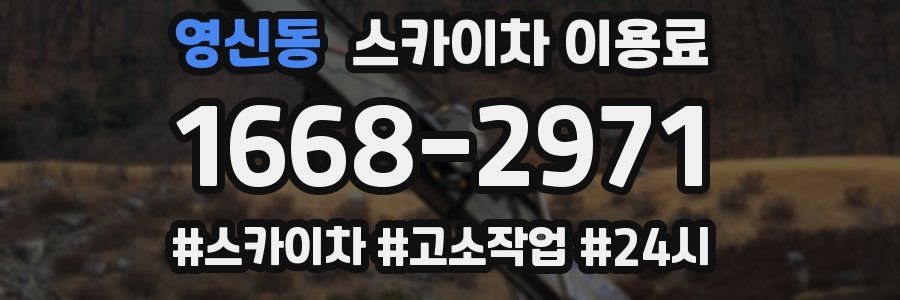 영신동 스카이차 이용료