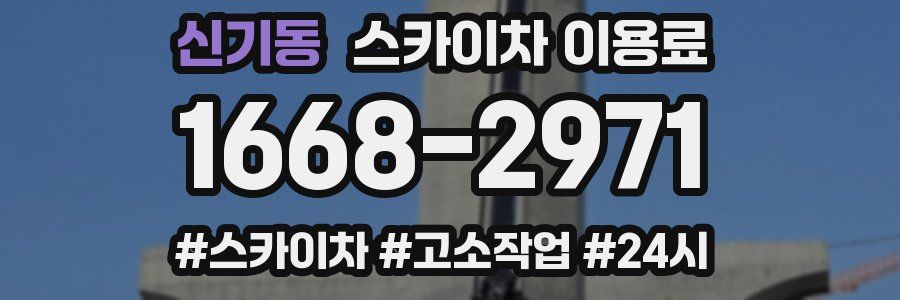 신기동 스카이차 이용료
