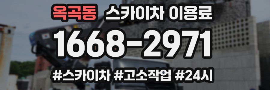 옥곡동 스카이차 이용료