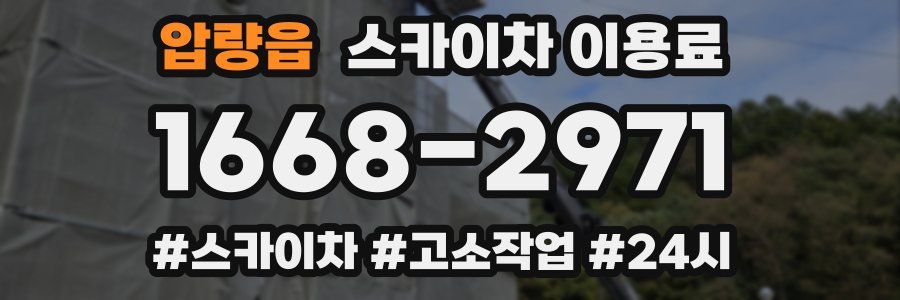 압량읍 스카이차 이용료