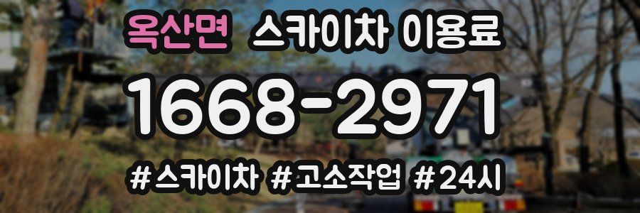 옥산면 스카이차 이용료
