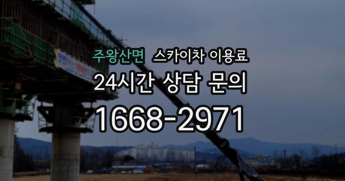 주왕산면 스카이차 이용료