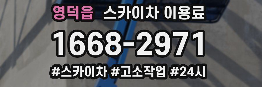 영덕읍 스카이차 이용료