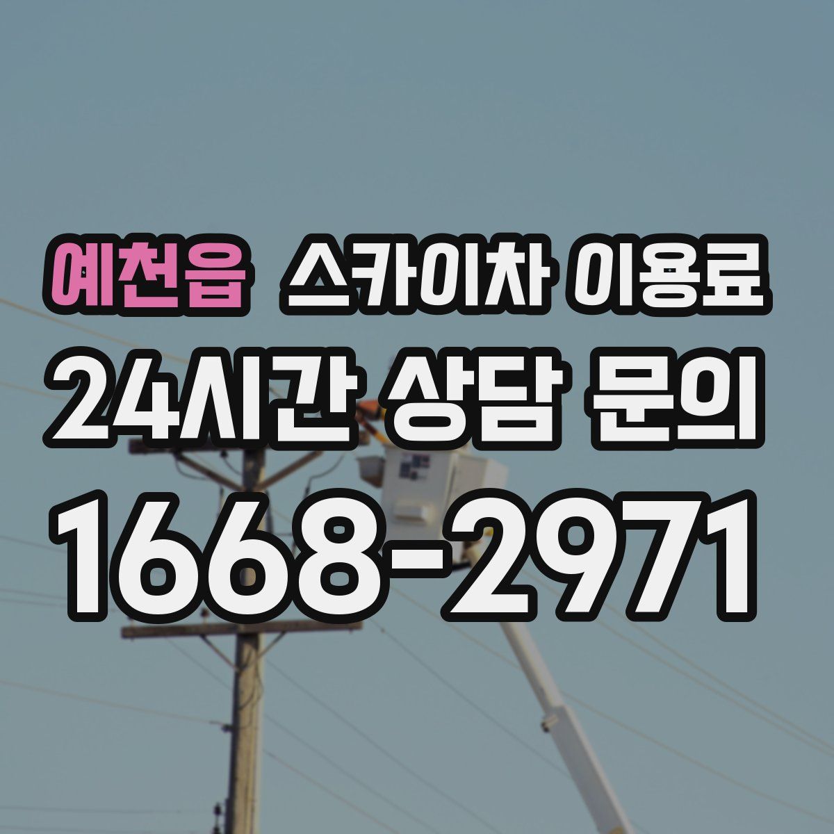 예천읍 스카이차 이용료