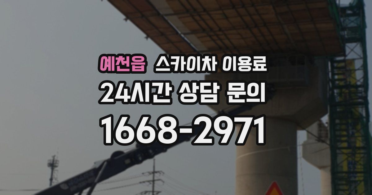 예천읍 스카이차 이용료