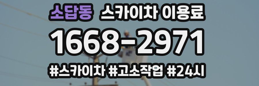 소답동 스카이차 이용료