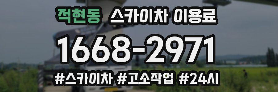 적현동 스카이차 이용료