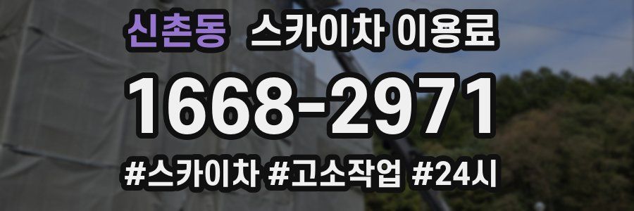 신촌동 스카이차 이용료