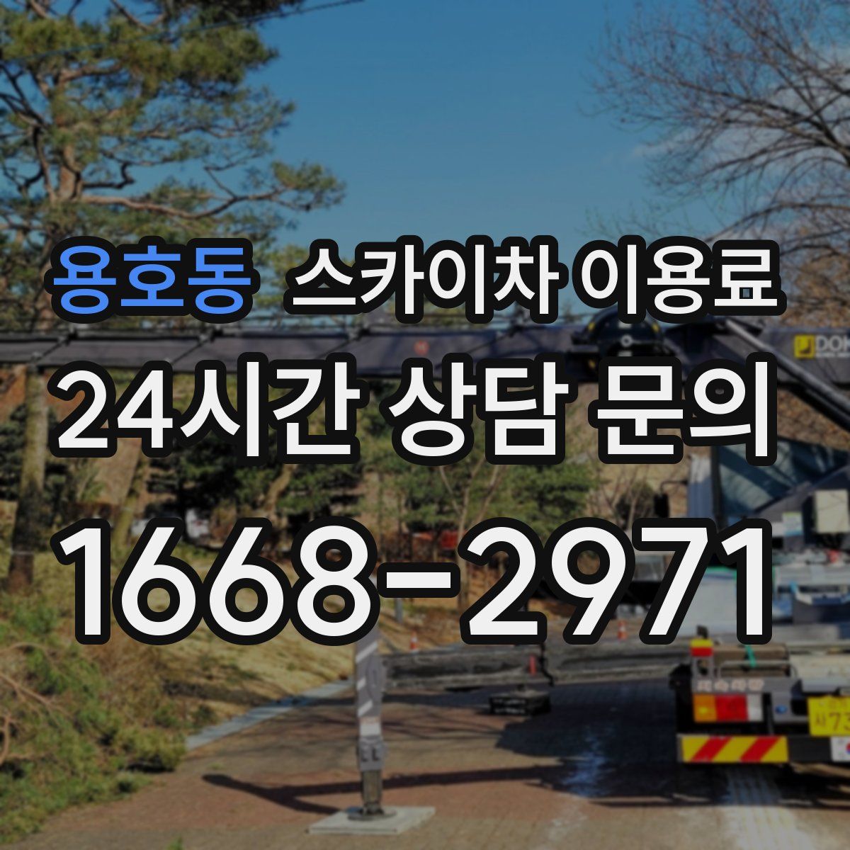 용호동 스카이차 이용료