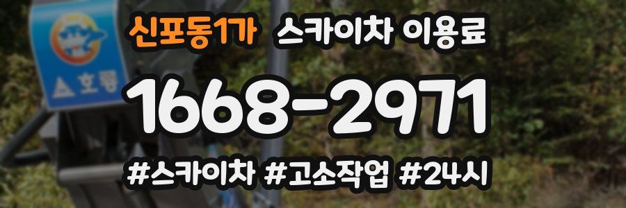 신포동1가 스카이차 이용료