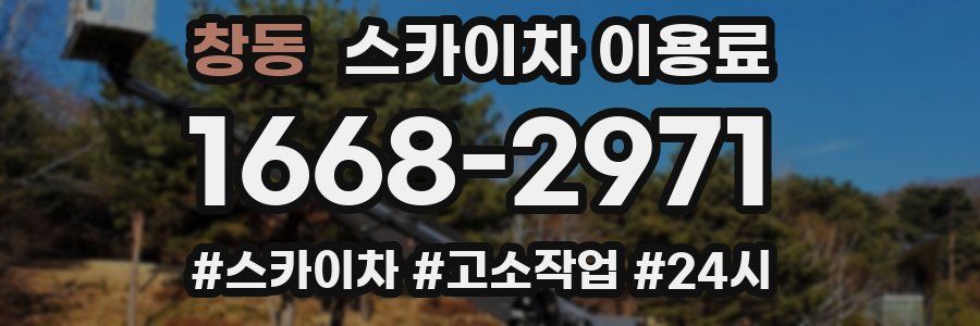 창동 스카이차 이용료