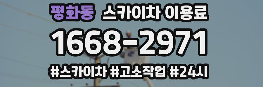 평화동 스카이차 이용료
