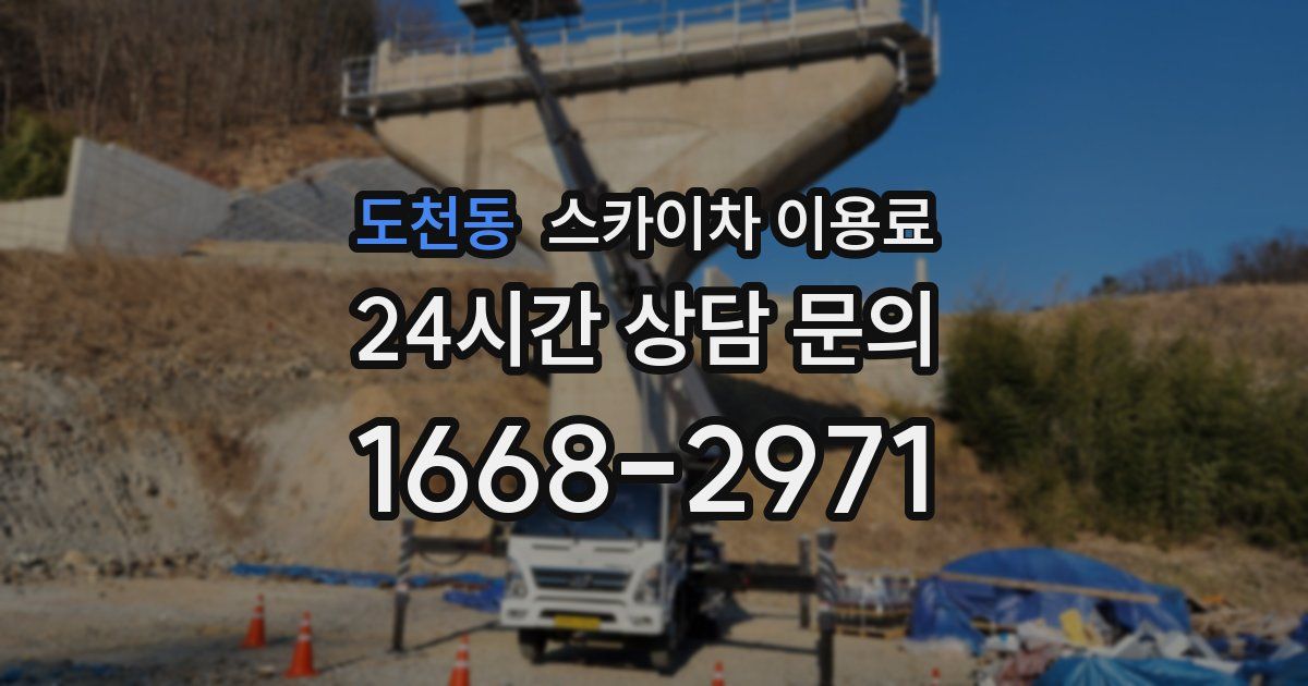 도천동 스카이차 이용료
