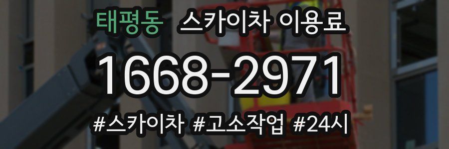 태평동 스카이차 이용료
