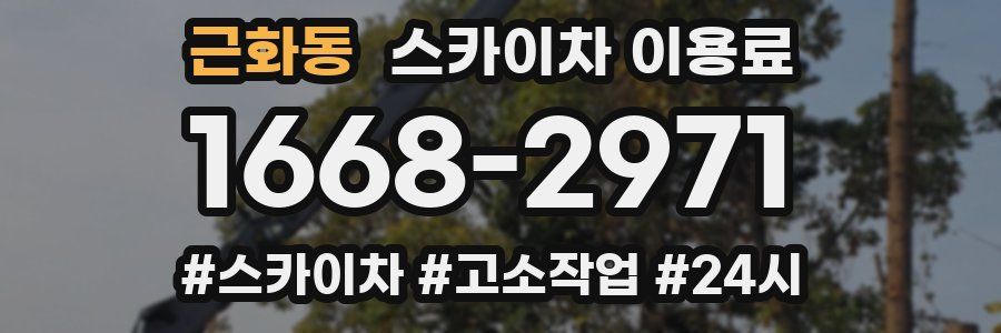 근화동 스카이차 이용료