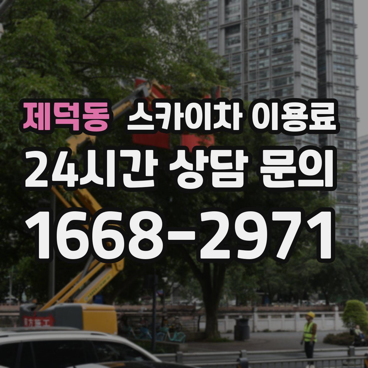 제덕동 스카이차 이용료
