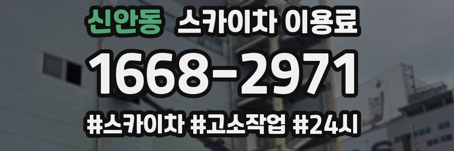 신안동 스카이차 이용료