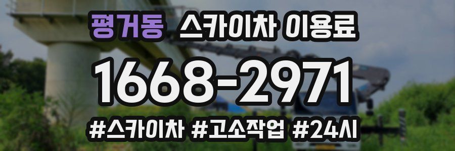 평거동 스카이차 이용료