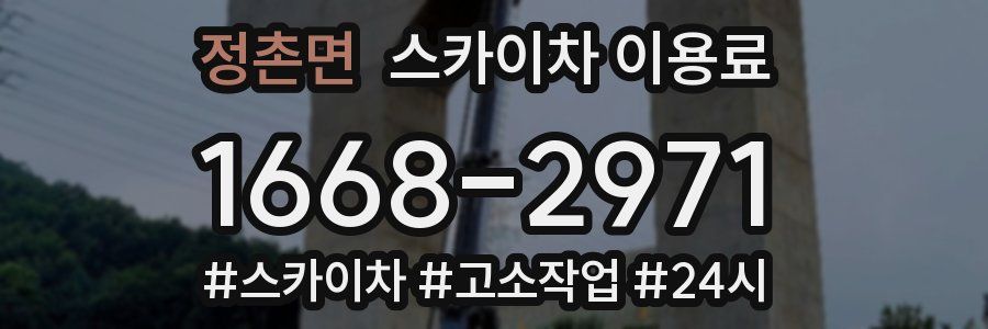 정촌면 스카이차 이용료