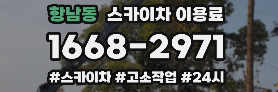 항남동 스카이차 이용료