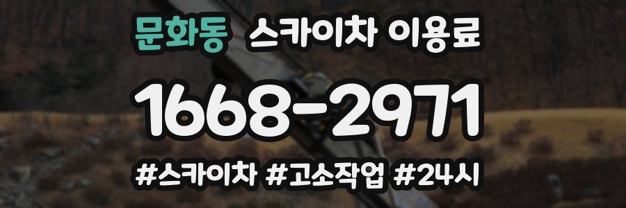 문화동 스카이차 이용료