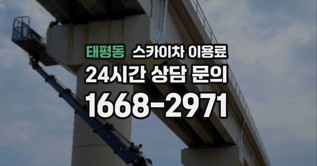 태평동 스카이차 이용료